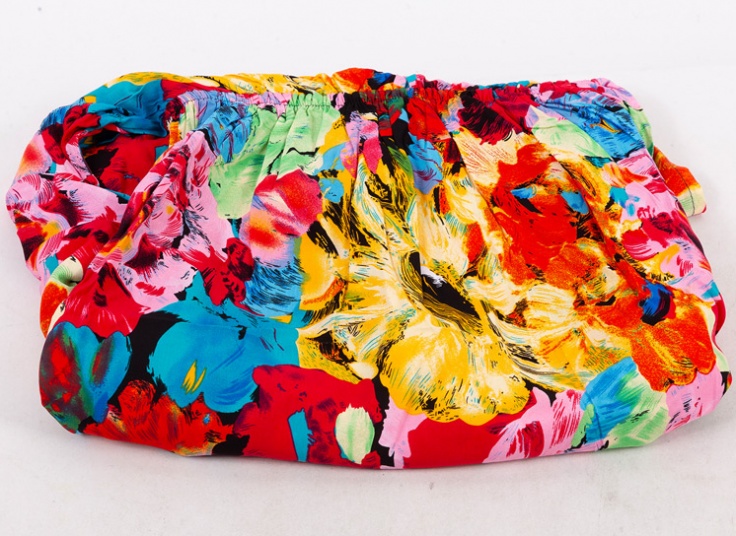 پیراهن ساحلی یقه کوبایی