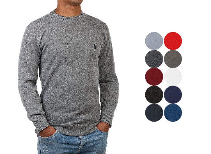 پلیور بافت مردانه طرح Polo
