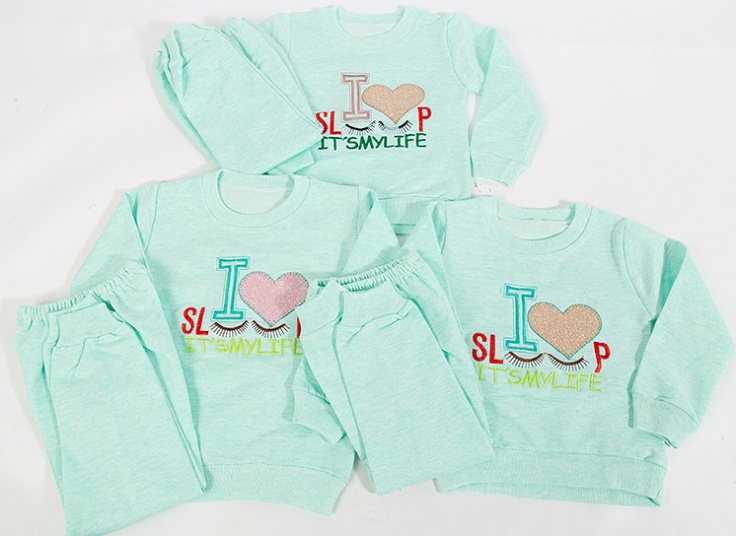 بلوز شلوار دخترانه تکه دوزی