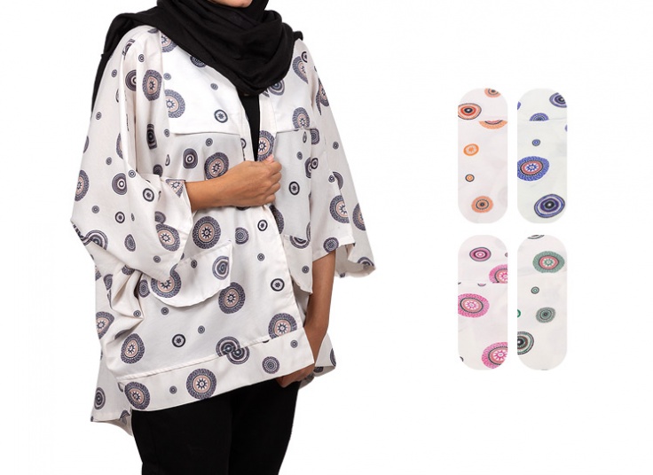 شومیز مانتویی جلو باز