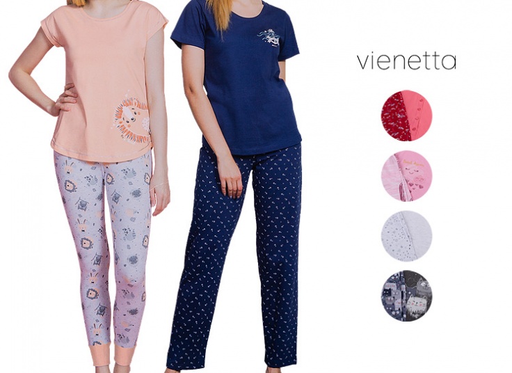 ست تیشرت و شلوار زنانه Vienetta