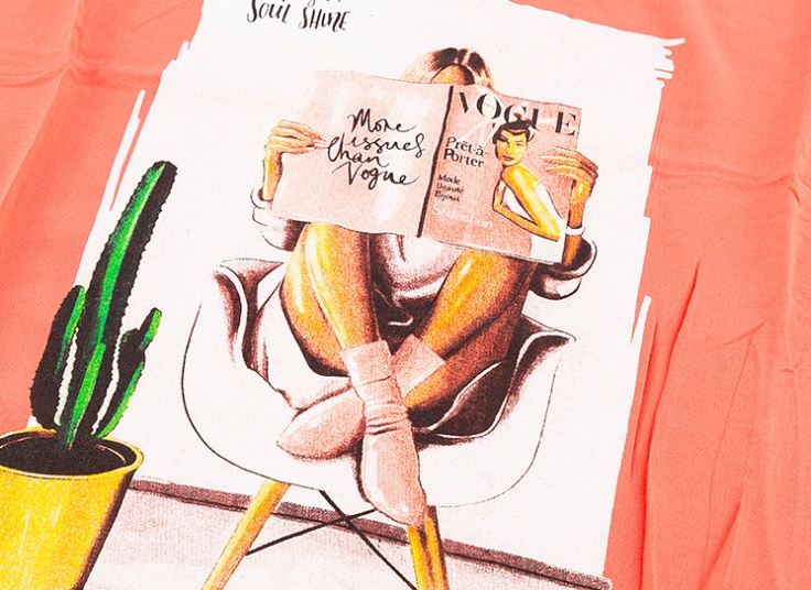 تیشرت نخی زنانه