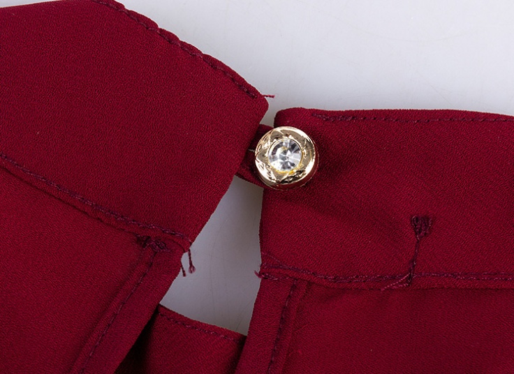 بلوز حریر قواره دار زنانه V neck