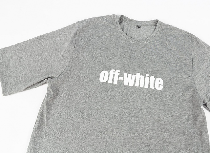 تیشرت‌سایز بزرگ‌ مردانه off white