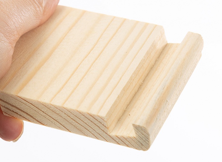 استند موبایل چوبی