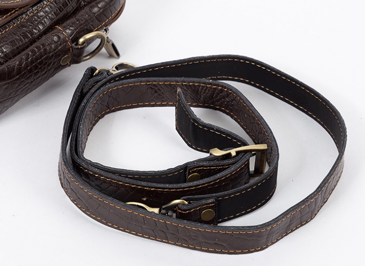 کیف دوشی قفل دار  چرم طبیعی