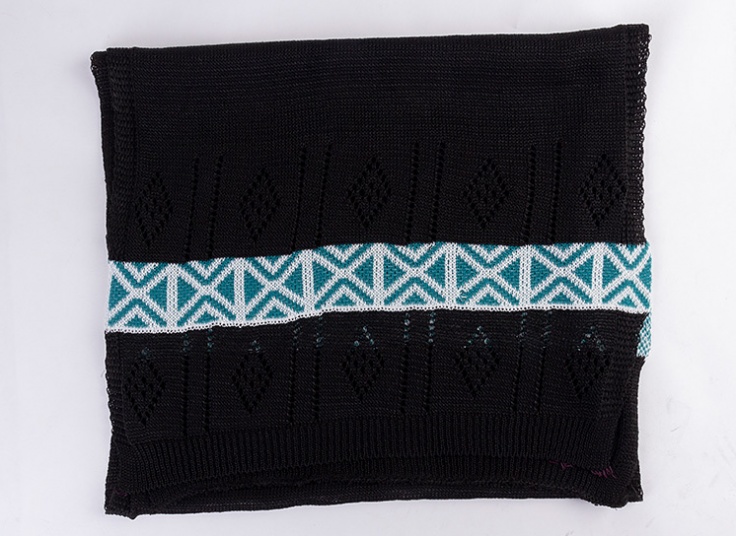 شال بافت زمستانی cribriform