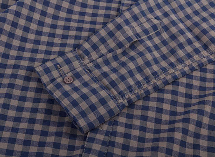 پیراهن مردانه چهارخانه طرح polo