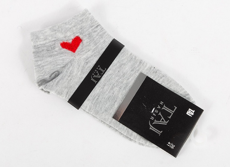 جوراب مچی زنانه طرح قلب TAJ