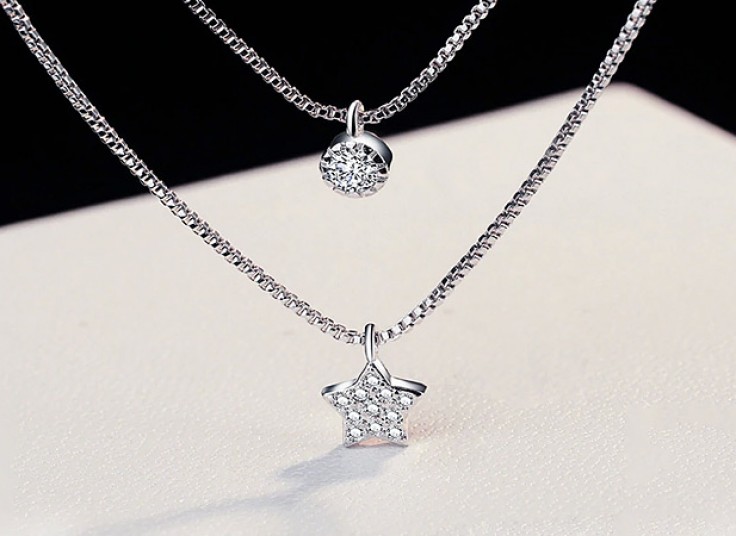 گردنبند دوتایی Star and circle