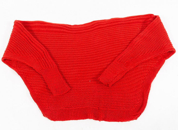 نیم تنه بافت یقه گرد