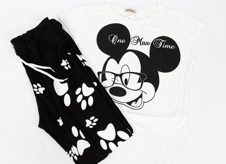 تاپ شلوار زنانه MickeyMouse