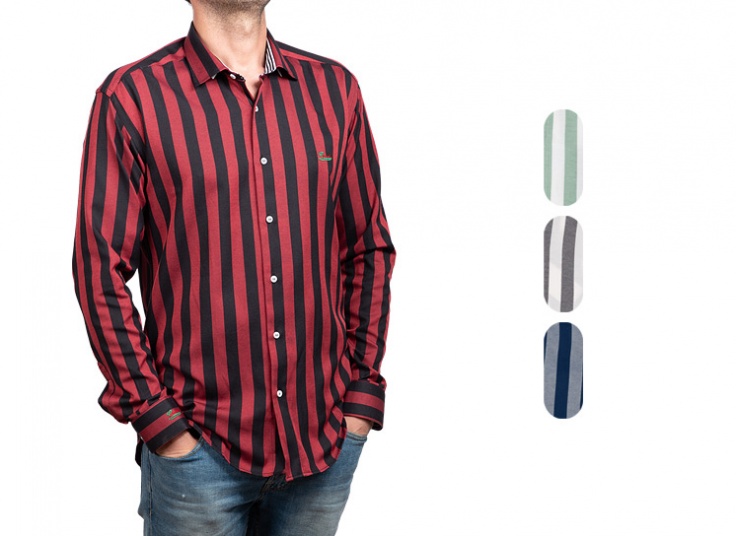 پیراهن راه راه مردانه طرح Gucci