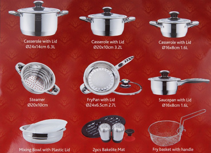 ست قابلمه استیل 20 پارچه COOLZITT