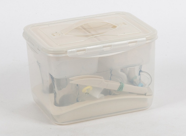 ست صبحانه خوری مسافرتی 6 نفره مدل الگانس تاپکو