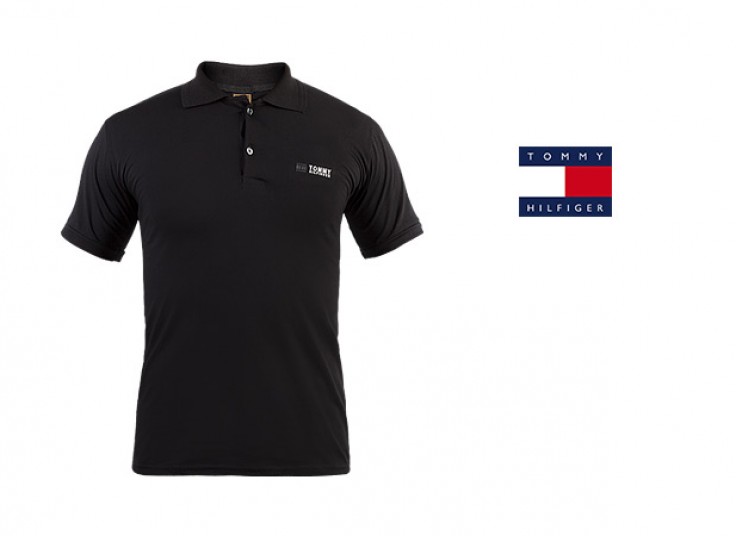 پولوشرت مشکی طرح Tommy Hilfiger