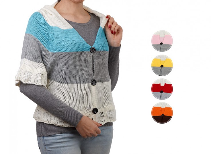 نیم تنه بافت کلاهدار