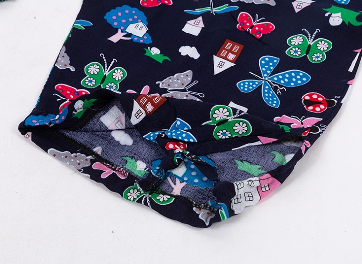 تاپ شلوارک نخی طرحدار