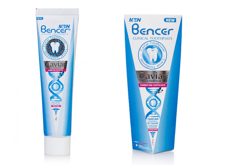 خمیر دندان Bencer مدل Caviar