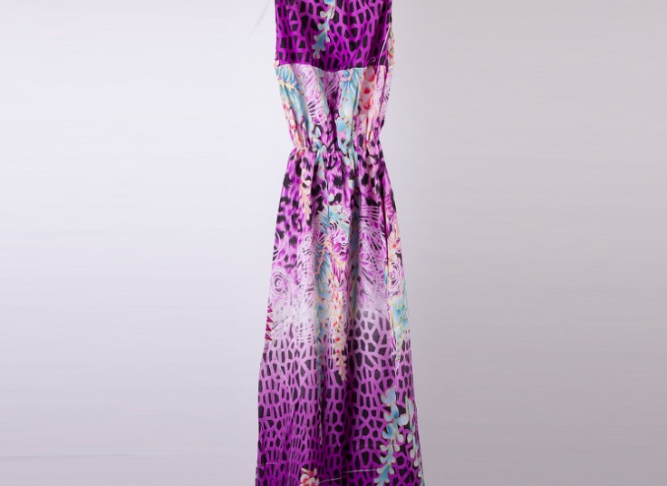 پیراهن ساحلی طرحدار زنانه