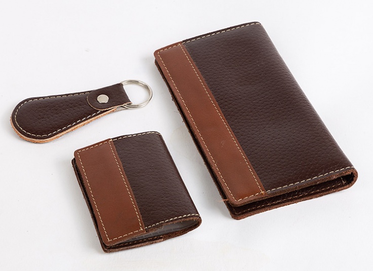 ست سه تکه کیف چرم