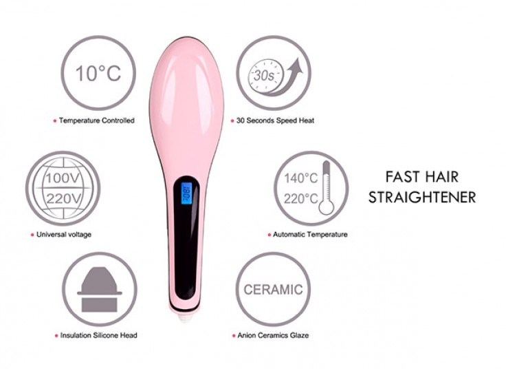 برس حرارتی مو Fast Hair Straightener