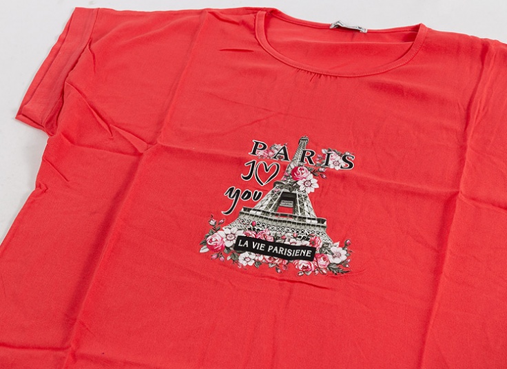 تیشرت زنانه طرح ایفل