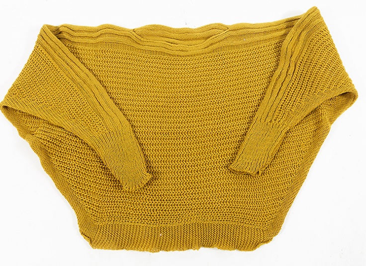 نیم تنه بافت یقه گرد