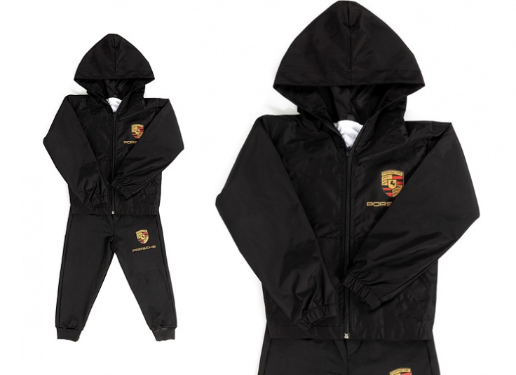 ست بادگیر و شلوار بچگانه طرح Porsche