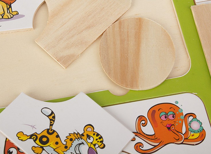 دو مدل پازل چوبی