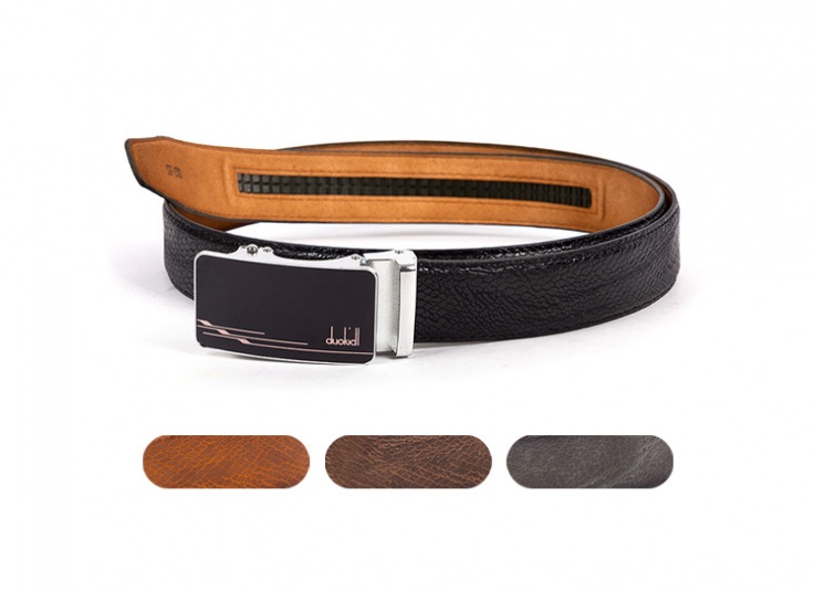 کمربند پوست ماری مردانه dunhill