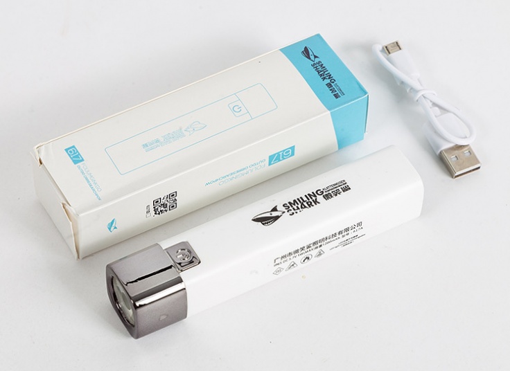 چراغ قوه قابل شارژ SMILING SHARK