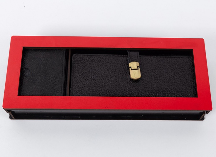 ست کیف پول و جاکارتی زنانه چرم