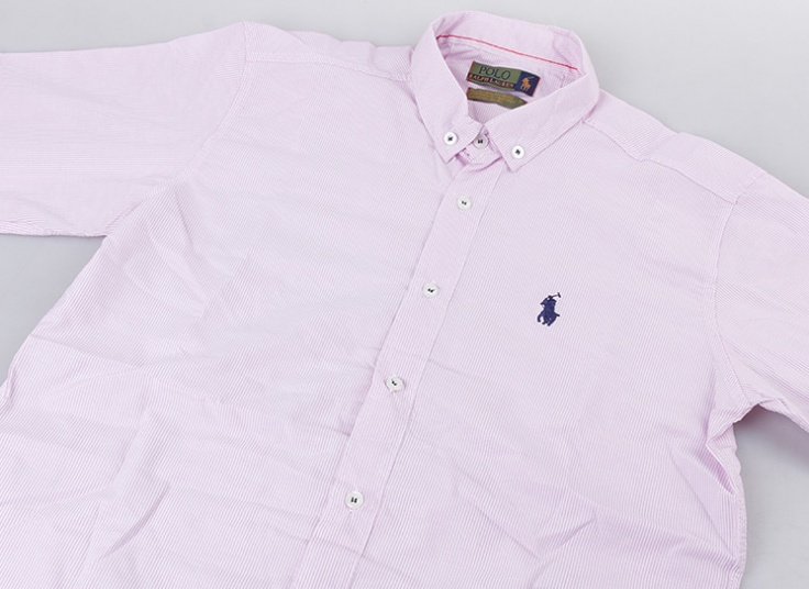 پیراهن راه راه مردانه طرح Polo Ralph Lauren