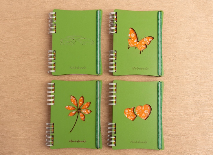 دفترچه یادداشت جلد چوبی