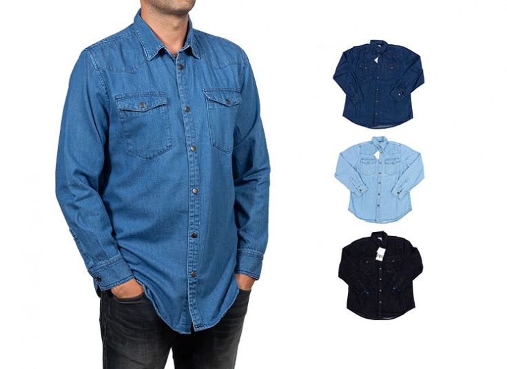 پیراهن جین مردانه ZARA