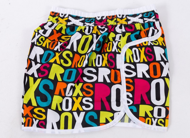 شلوارک زنانه طرح هاوایی