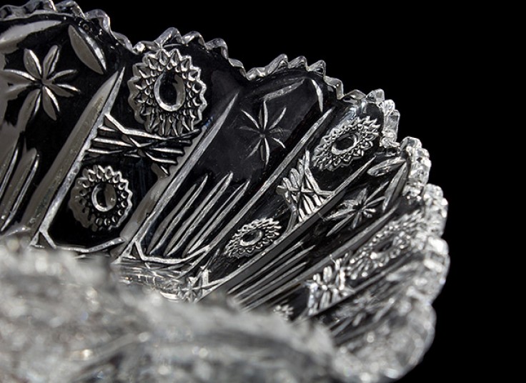 ظرف بلور پایه دار Art in Glass