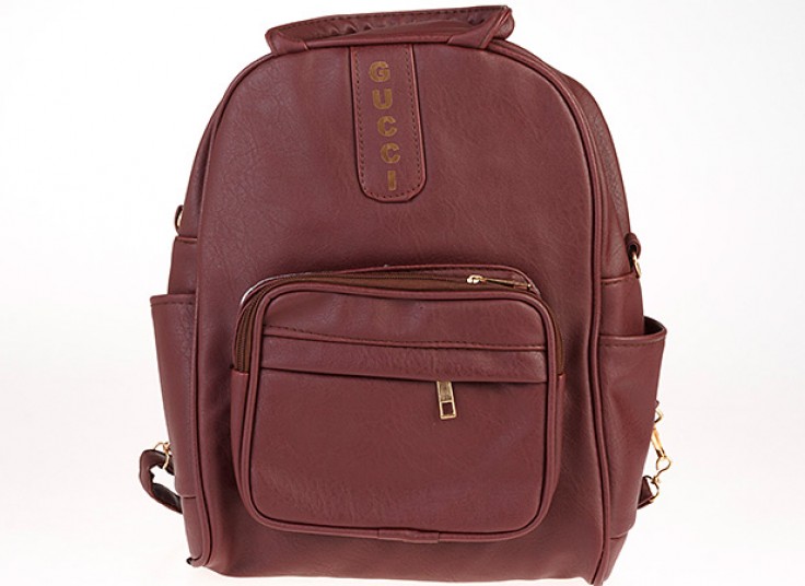 کیف کوله چرمی طرح Gucci