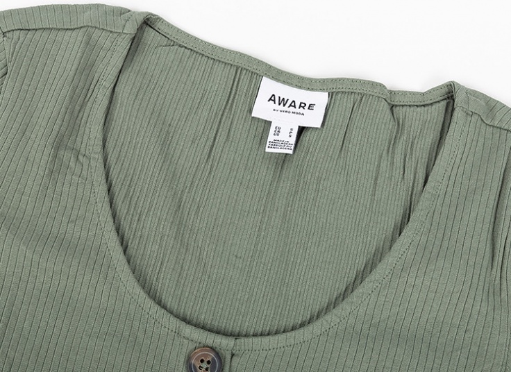 تیشرت دکمه دار کبریتی Aware