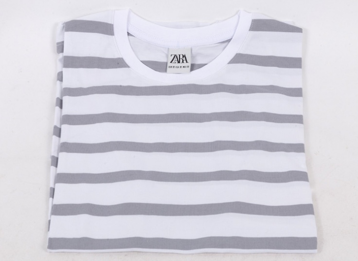 تیشرت مردانه راه راه طرح Zara