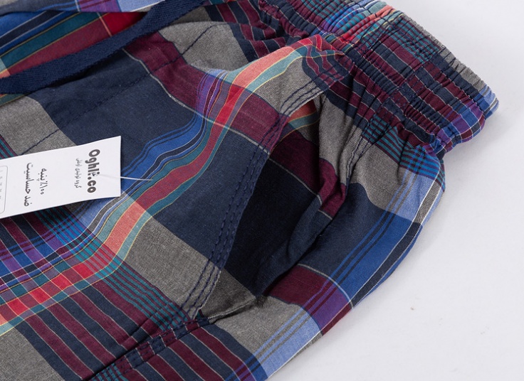 شلوار چهارخانه مردانه MD