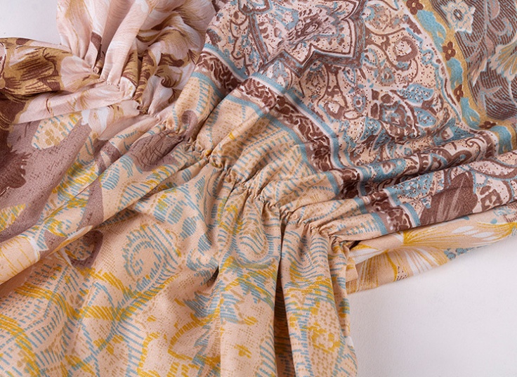 پیراهن ساحلی طرحدار زنانه