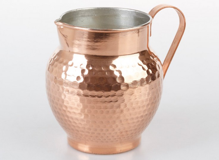 پارچ و لیوان مسی