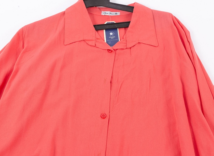 شومیز مانتویی بغل دکمه دار