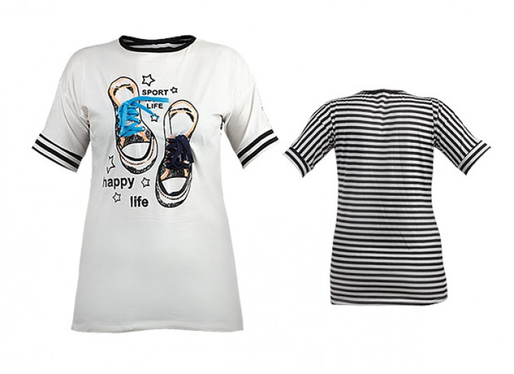 تیشرت زنانه Sport happy life