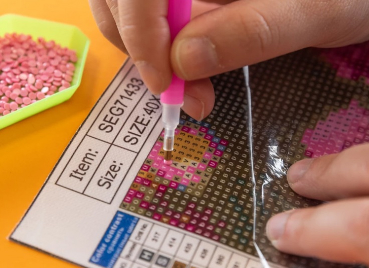 نقاشی الماسی diamond painting