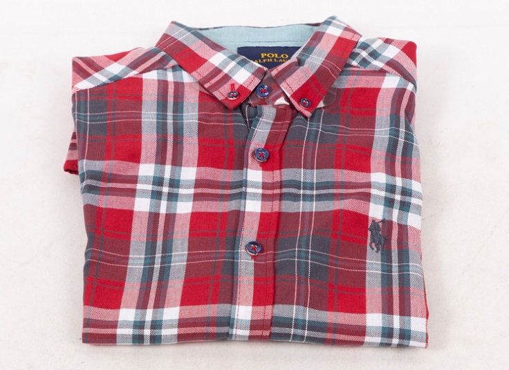 پیراهن چهارخانه طرح POLO