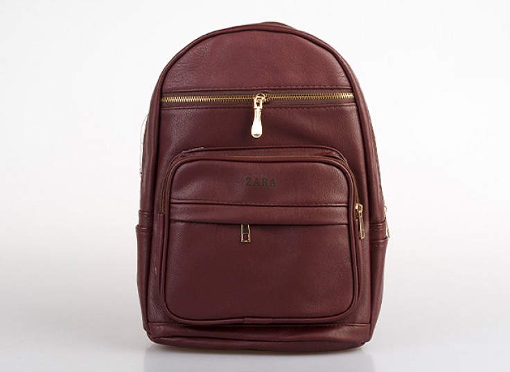 کیف کوله چرمی طرح ZARA