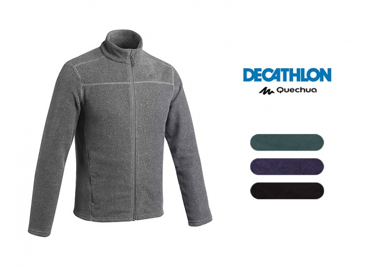 سویشرت مردانه تمام زیپ Decathlon